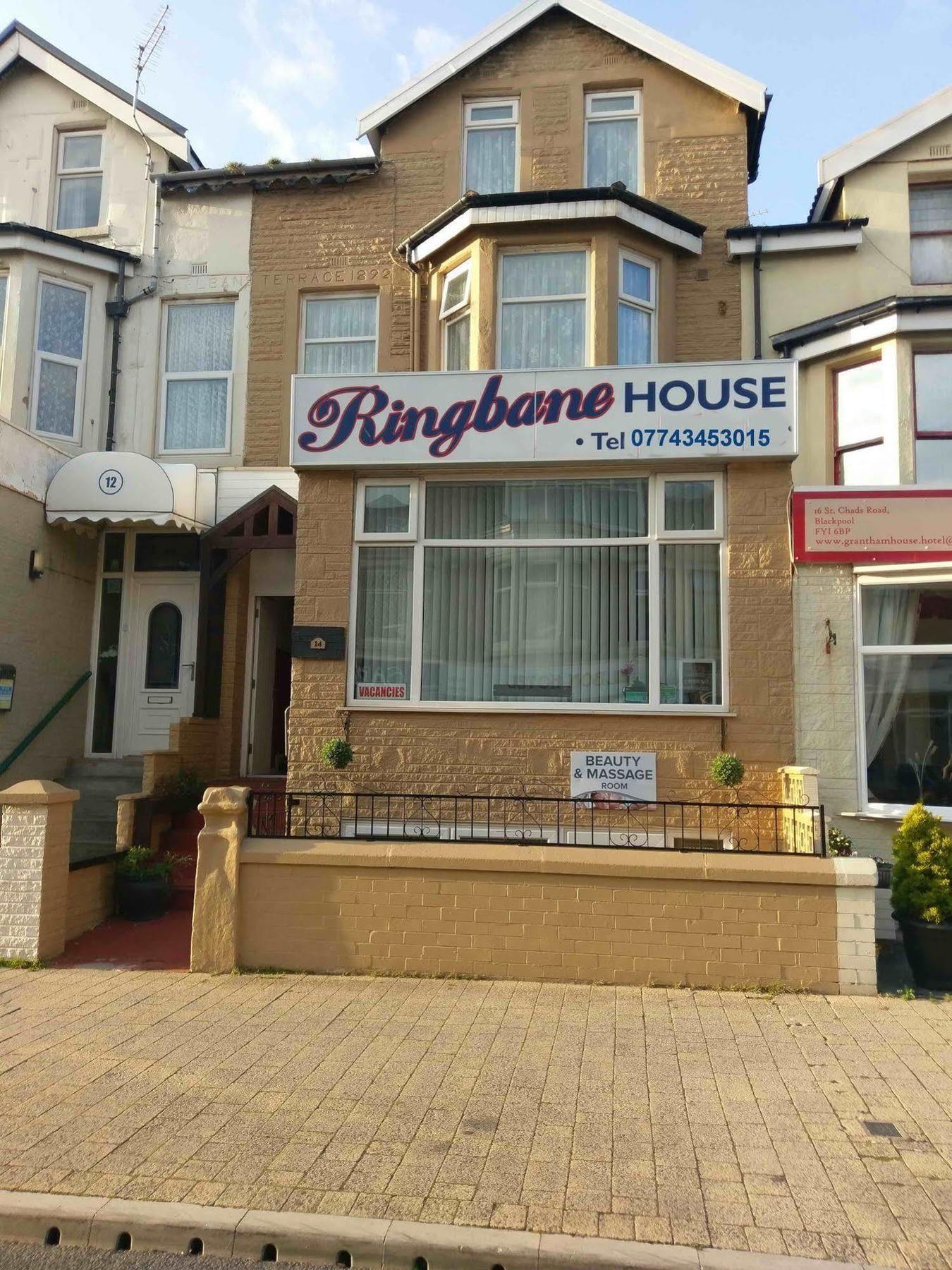 Ringbane House Bed and Breakfast Blackpool Exteriör bild